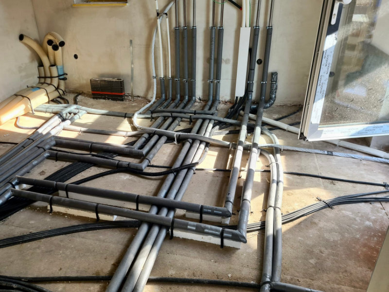 Flüssigdämmung vorher